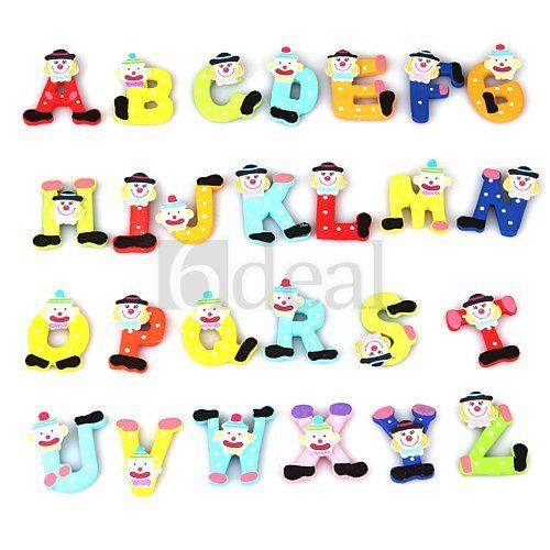    Magnetic Fridge Magnet Funky Creative 26 Alphabet Letters Xmas Gift