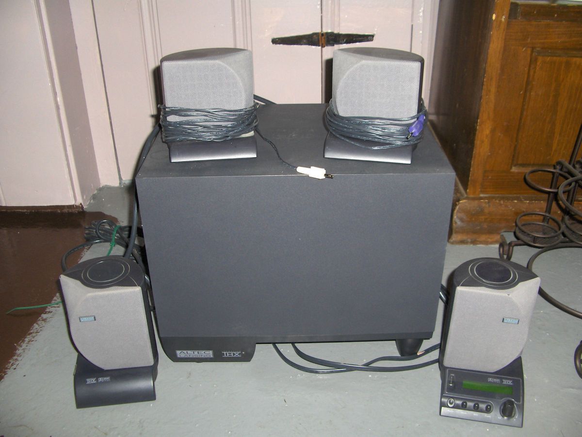 Altec Lansing THX Sound System with 4 Speakers
