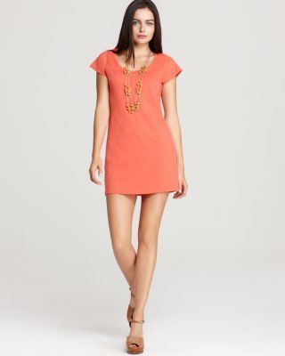 Alternative Apparel NEW Orange Knit Short Sleeve Slummy Tee Mini 