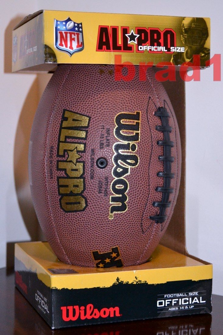 New Wilson NFL All Pro Official Size Football Composite Leather 