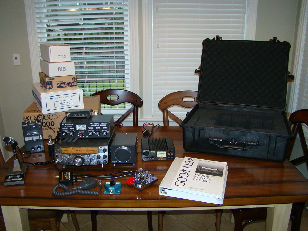 Amateur Radio Kenwood TS 2000 Transceiver Complete HF VHF UHF Station 