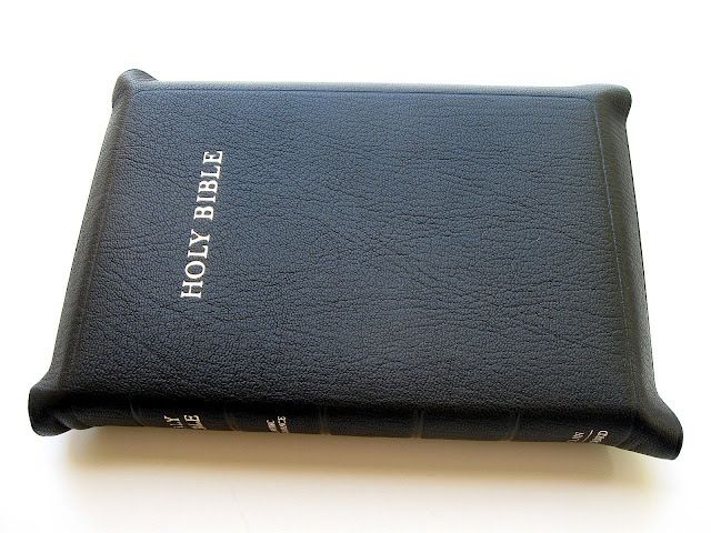    Bible Oxford Brevier Clarendon R L Allan 5C Black Highland Goatskin