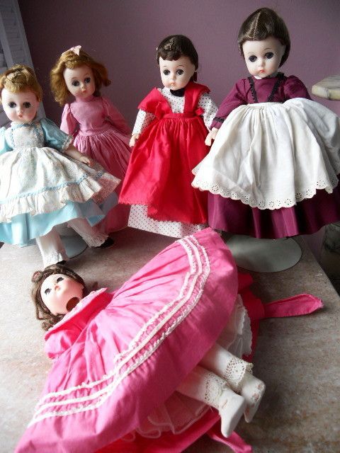    Madame Alexander Lissy Little Women Beth Marme Jo Amy Meg Doll Lot
