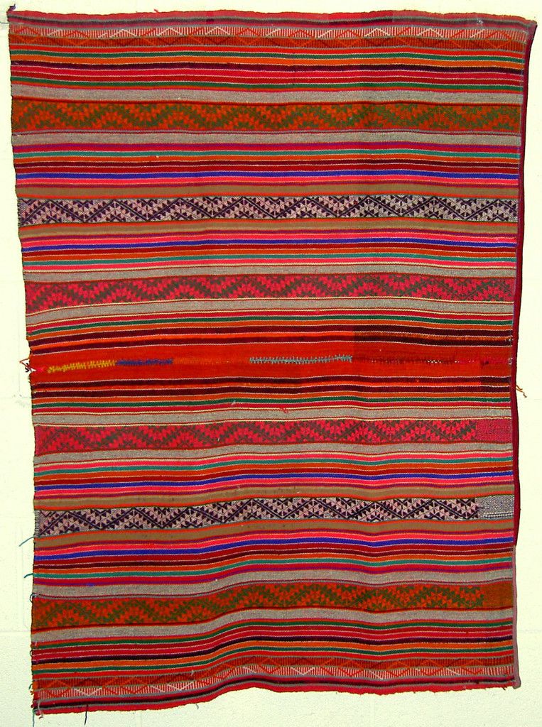 PERU ANDES BLANKET LLIKLLA TEXTILE CLOTH 5 1