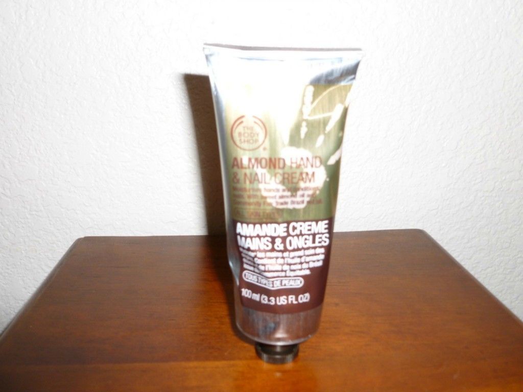 The Body Shop Almond Oil Hand Nail Cream Conditioning File Scrub 3 3 