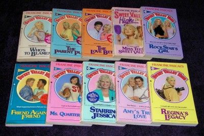 FRANCINE PASCAL lot 10 pb Sweet Valley High # 66   76 free ship