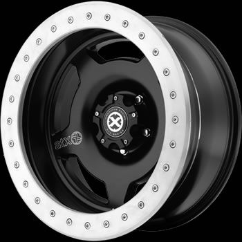 15x9 Black Wheel American Racing ATX Slab 5x4 5