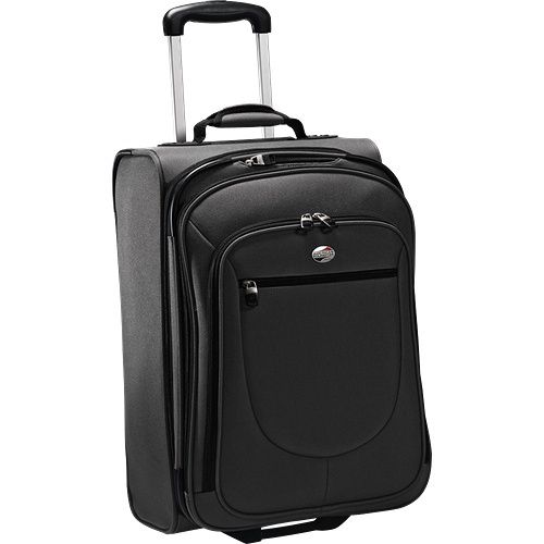 american tourister splash 21 upright black 1200 denier polyester in 