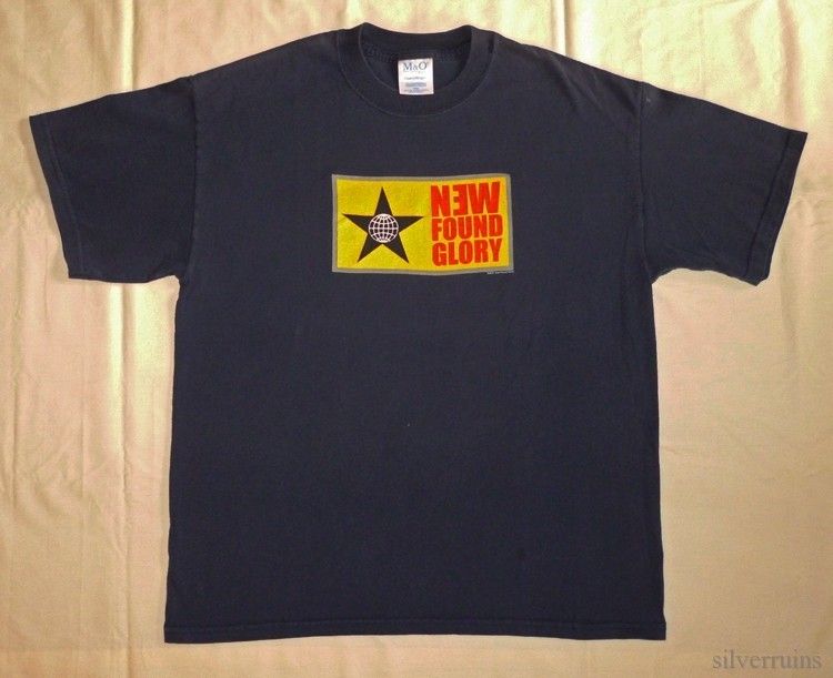 new found glory vintage concert shirt 90 s tour t l