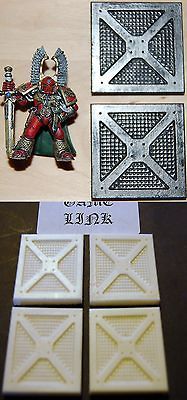 warhammer space floor or wall panels x 4 plastic