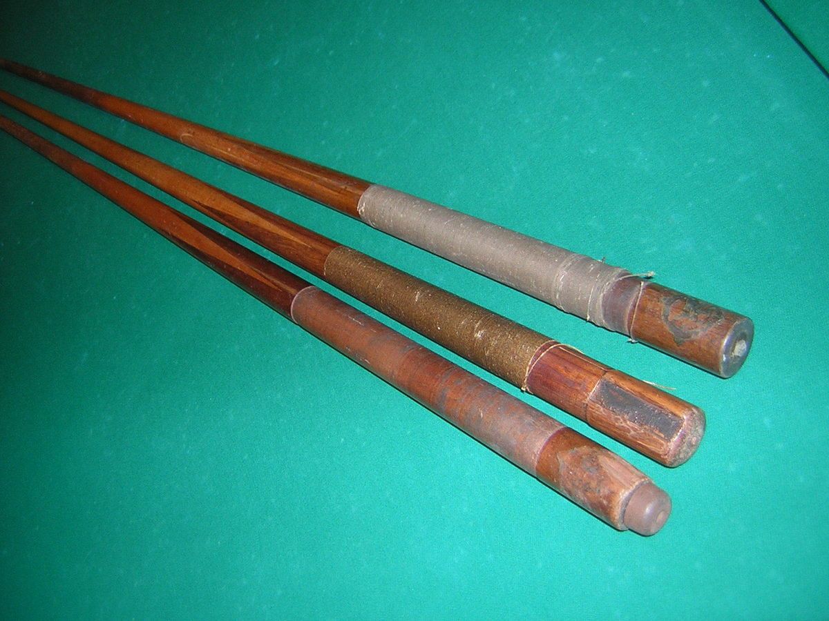 Antique Brunswick Balke Collender pool / billiard cues