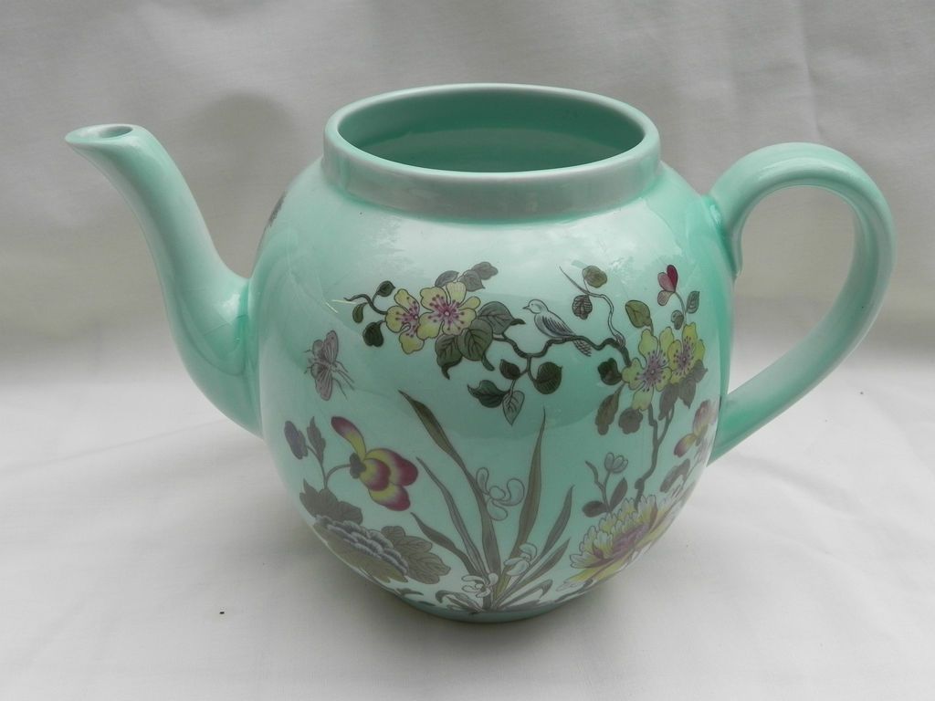 Adams MING JADE,CALYX WARE TEAPOT 12.5cm Tall. Real English 