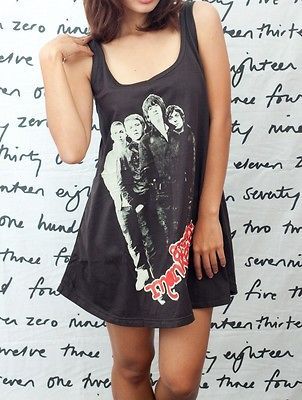 Arctic Monkeys Alex Turner Pop Art Indie WOMEN T SHIRT DRESS Tank TOP 