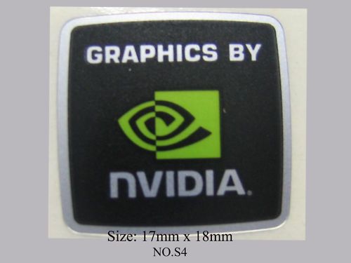 5x nvidia free 5x windows7 starter sticker logo 4 25