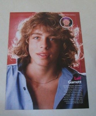 Leif Garrett REX SMITH ONE (1) FULL PAGE magazine CELEBRITY CLIPPING 