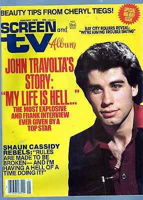   Tv John Travolta Shaun Cassidy Alice Faye Bay City Rollers John Wayne