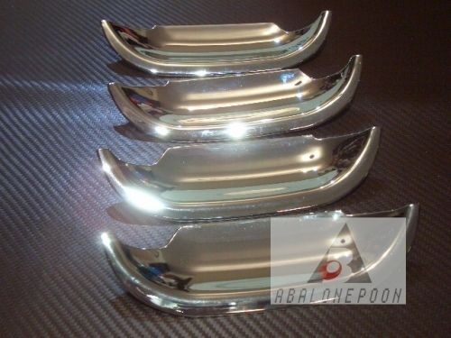 AUDI A3 A4 S4 A6 A8 CHROME DOOR HANDLE CAVITY BOWL PROTECTIVE COVER 