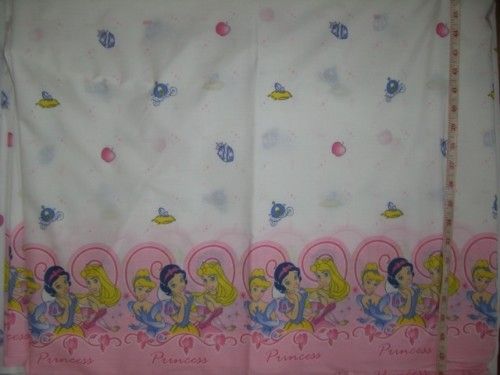 Fabric Disney Princess 2 yds Snow White Aurora Pink 3