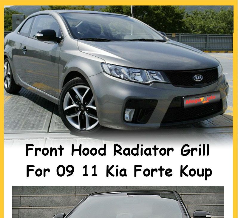   Radiator Grill For 09 10 11 12 Kia Forte Koup Grille All color Cerato