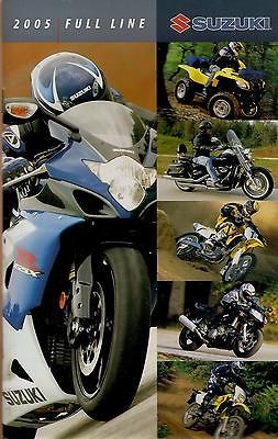   SUZUKI MOTORCYCLE TOUR,CRUISE SPORT,DIRT,QUADS.SCOOTERS SALES BOOKLET