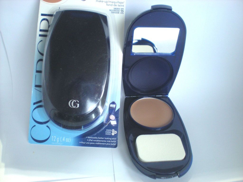 cg cover girl aqua smooth cream compact foundation spf15 oil