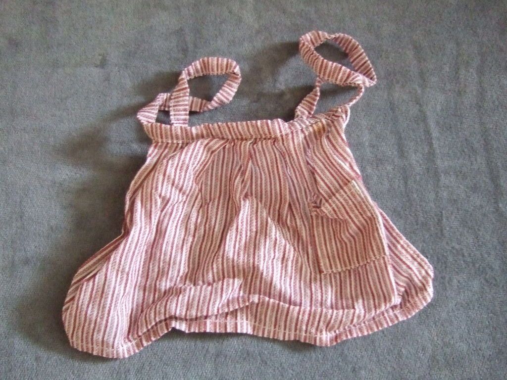 Kirstens Apron Meet American Girl doll clothing outfit kirsten red 