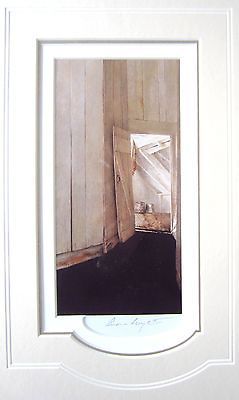 andrew wyeth pencil signed print cooling shed new cond time