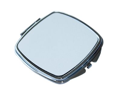   Makeup Compact Mirror Heat Press Ink Transfer Christmas Gift