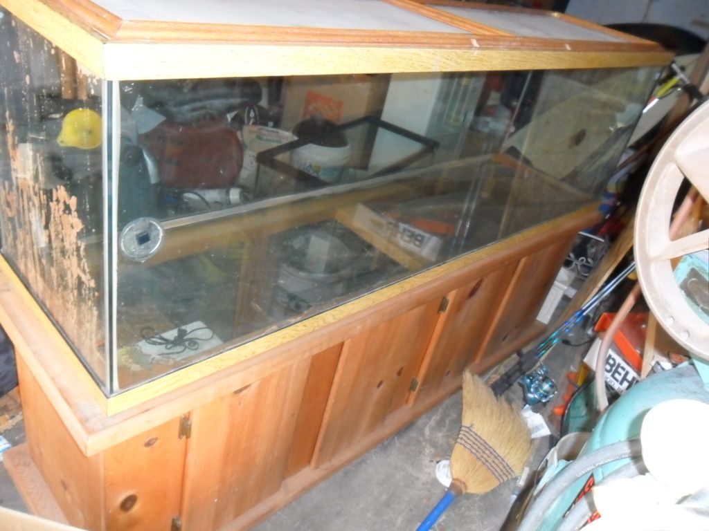 125 Gallon Reptile Tank Aquarium and Stand