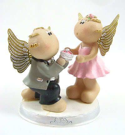 Cute RUSS BERRIE ANGEL CHEEKS FIGURINE   GUARDIAN ANGELS   The 