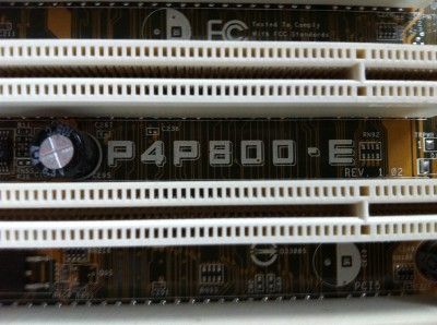 Asus P4P800 E Rev 1 02 Socket 478 Motherboard w Plate