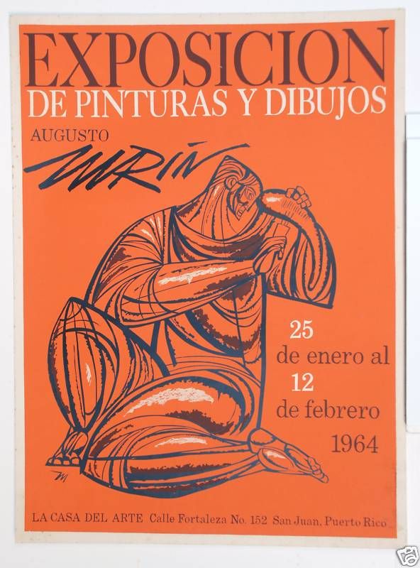 Exposicion de Pinturas Y Dibujos 1964 Augusto Marin