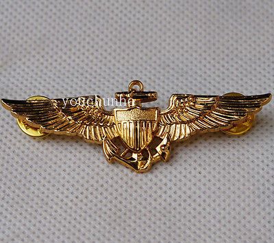 ww2 us naval aviators metal wings pin 32138 from china