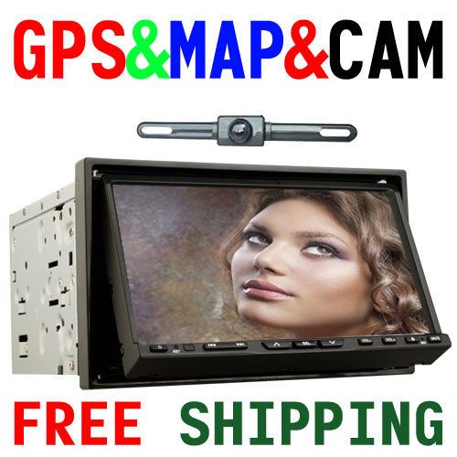 US 7HD Digital Touch Screen Car GPS Stereo TV FM Cam