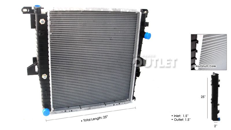   1999 Ford Exploer 5 0 V8 Radiator Eddie Mercury Mountaineer A T