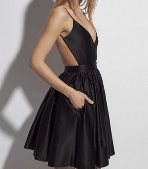 Contrarian Barbara Bib Dress Black 4 Small $399 Anthropologie  