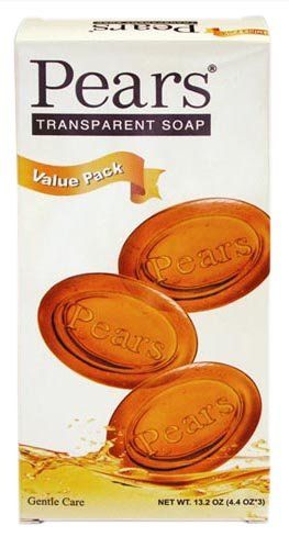 PEARS TRANSPARENT BAR SOAP 4.4 OZ 3 IN A BOX (PACK OF 2)=6 BARS