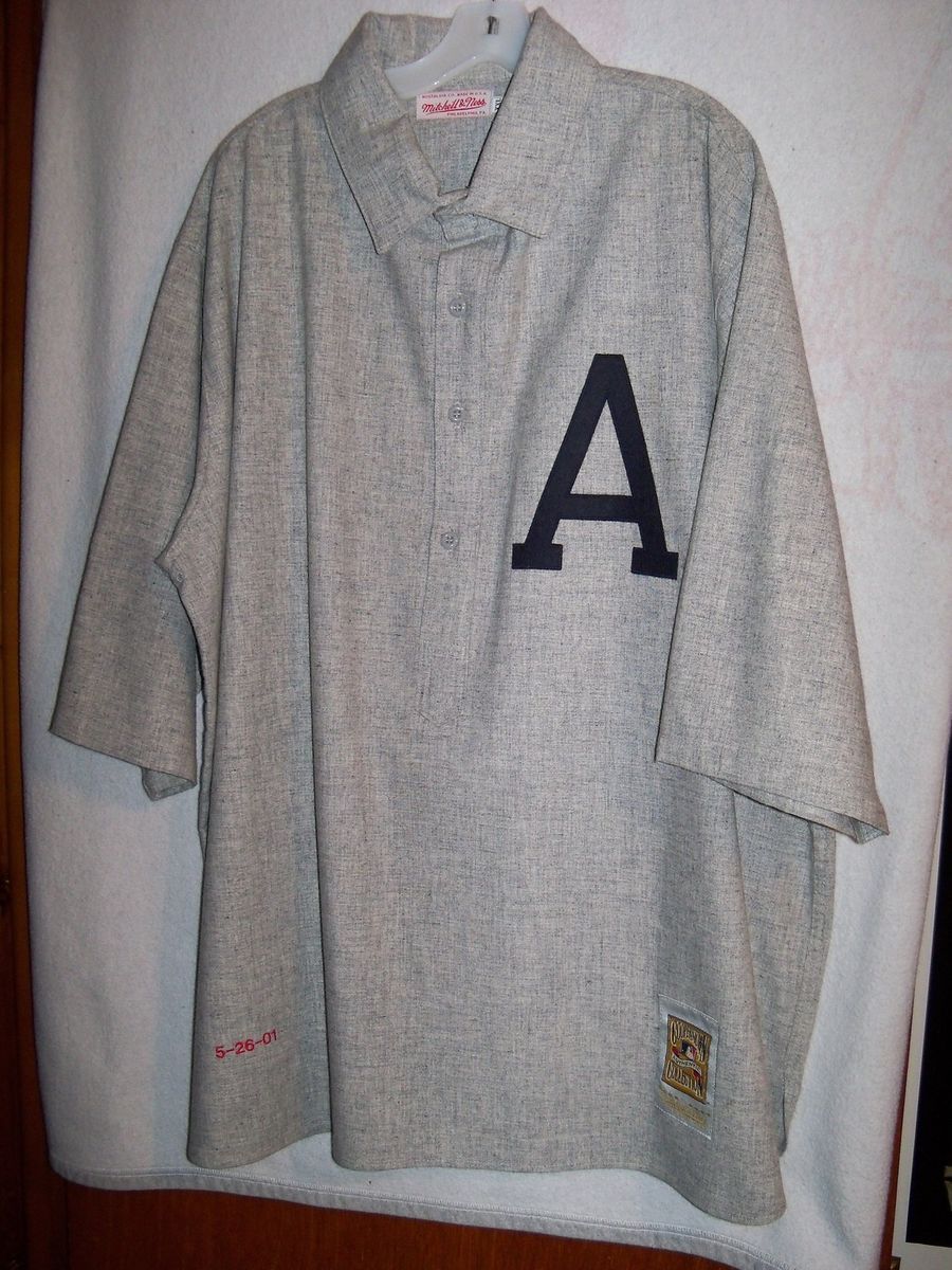   Jason Giambi Game Used Worn Throwback Baseball Jersey