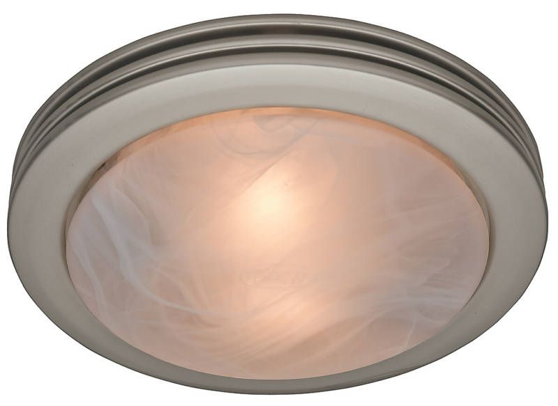 Hunter Saturn Satin Nickel Bathroom Exhaust Fan