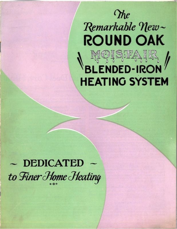 Beckwith Company Round Oak Stove Furnace Brochure