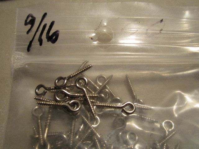 50 Vintage crankbait eye screws lure bagley rapala lazy ike mix n 