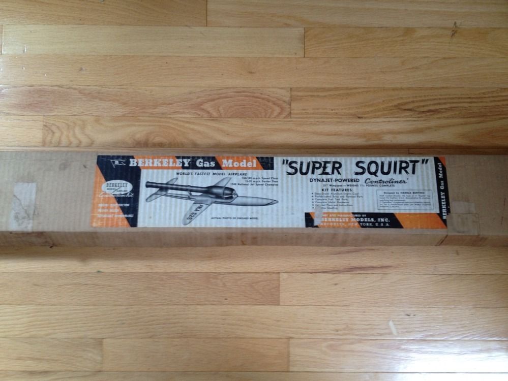 Berkeley Super Squirt Controline Model Airplane Kit