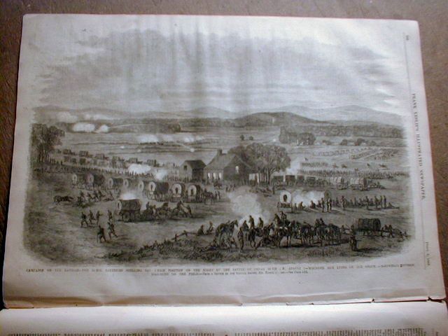   Civil War Newspaper Battle of Cedar Mountain Virginia