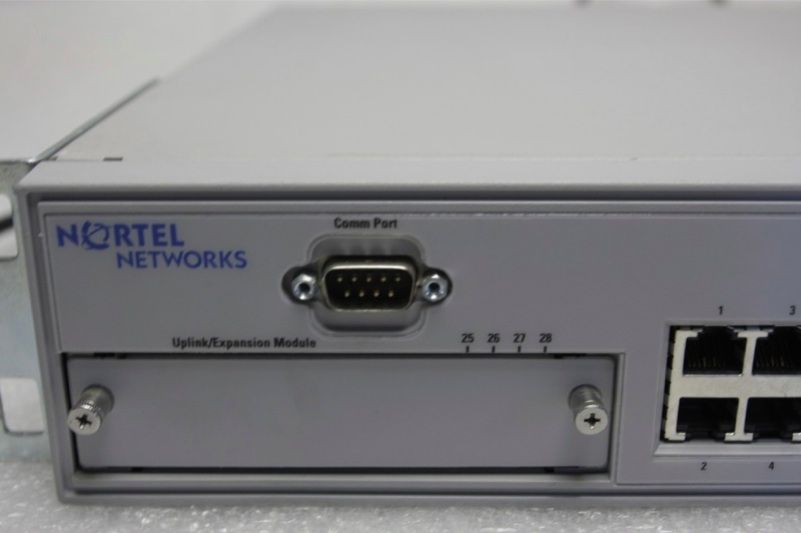 Nortel Bay Networks BayStack 450 24T 24 Port 10 100 Ethernet Switch w 