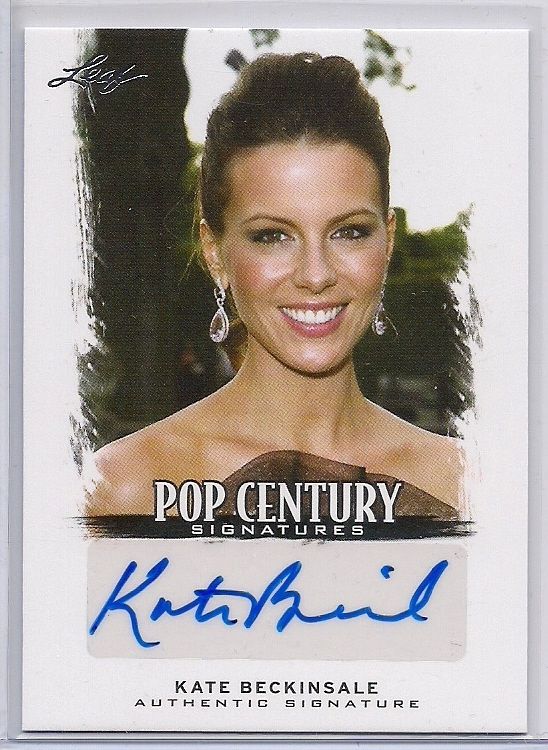 2012 Leaf Pop Century KATE BECKINSALE Autograph AUTO Signatures SP 