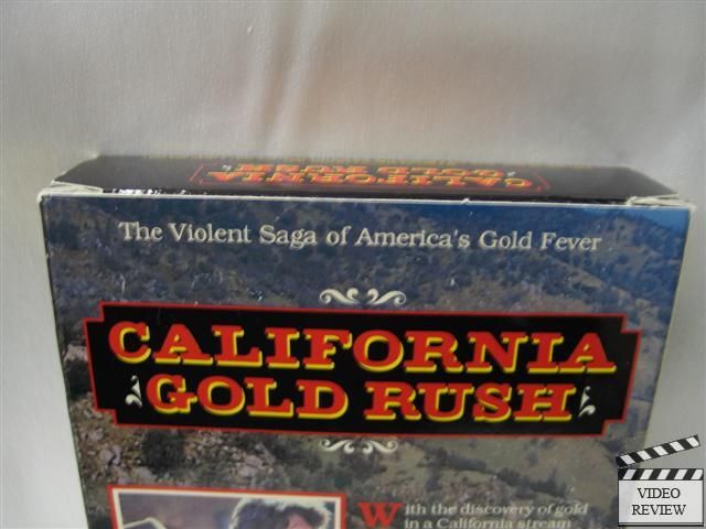 California Gold Rush VHS Robert Hays Ken Curtis