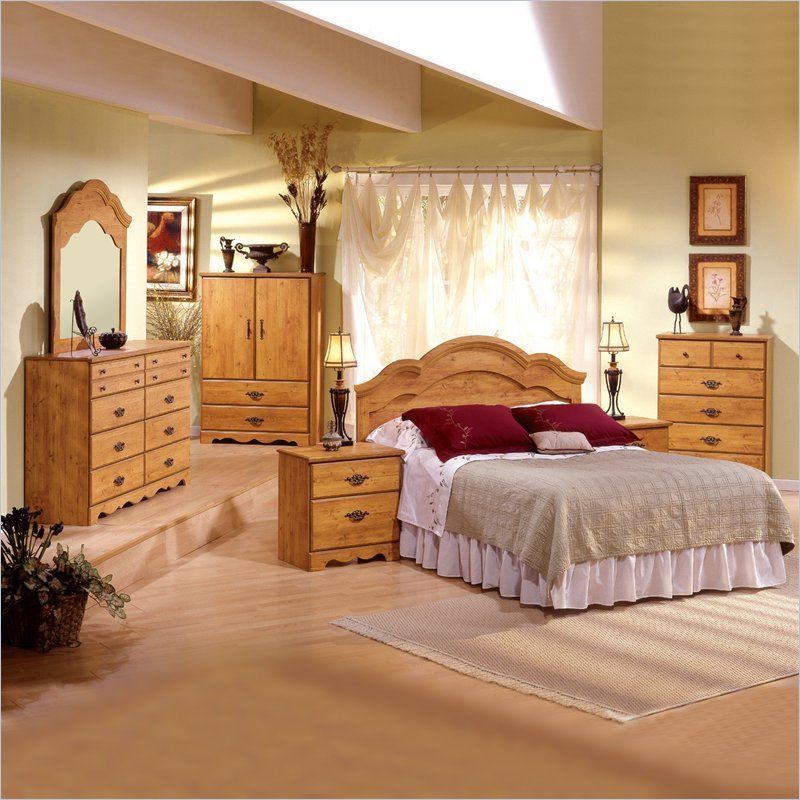 South Shore Prairie Headboard 2 PC Bedroom Set