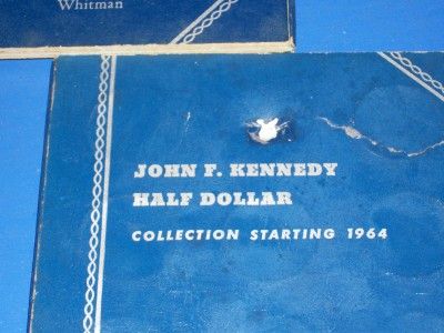 Vintage Coin Holder Collector Books Folders Haves Kennedy Half 