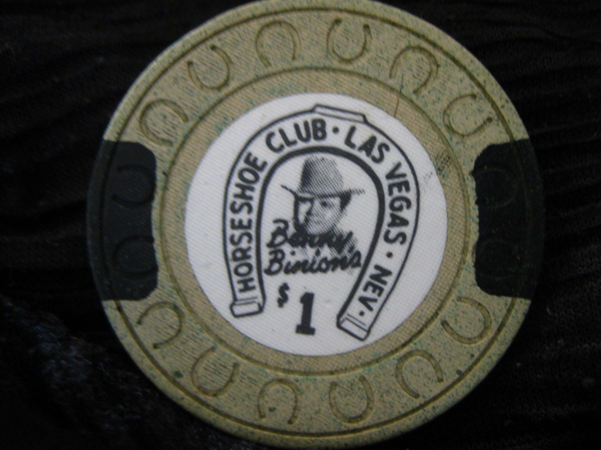 00 Horseshoe Club Benny Binion Casino Chip Reno NV Chip Number 