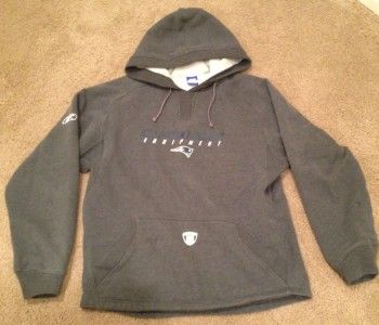 New England Patriots Pats Coach Belichick Hoodie Sweatshirt Reebok NFL 